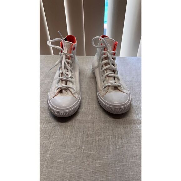 Converse Chuck Taylor II Shoes Youth Counter Climate Lunarlon Orange White Sz 3 - Picture 2 of 11